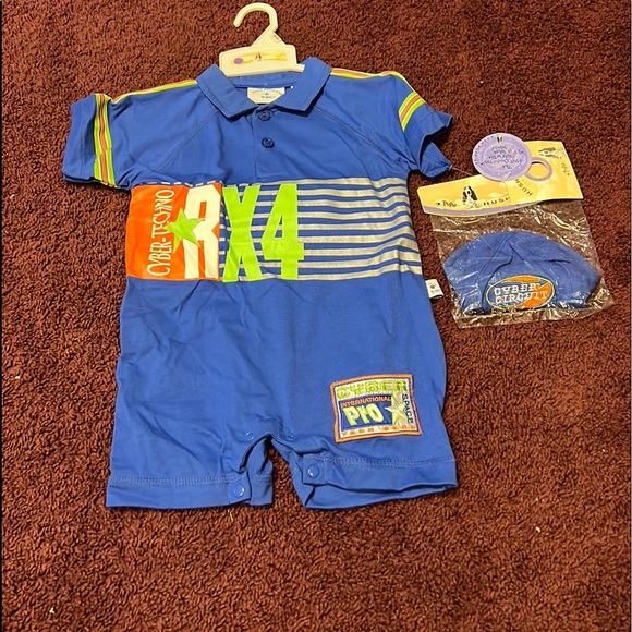 Hush Puppies Other - Kids Hush Puppies Cyber Pro outfit with matching hat size 18 months!